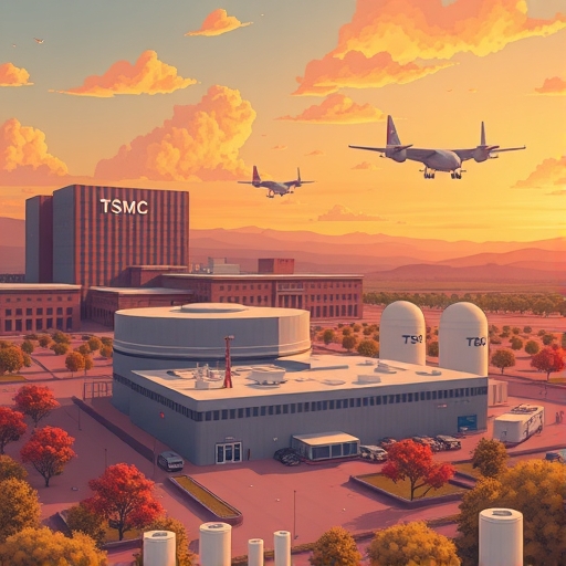 台積電亞利桑那州工廠的全面佈局圖