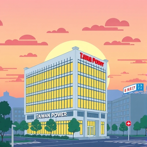 台灣電力公司的建築物插圖
