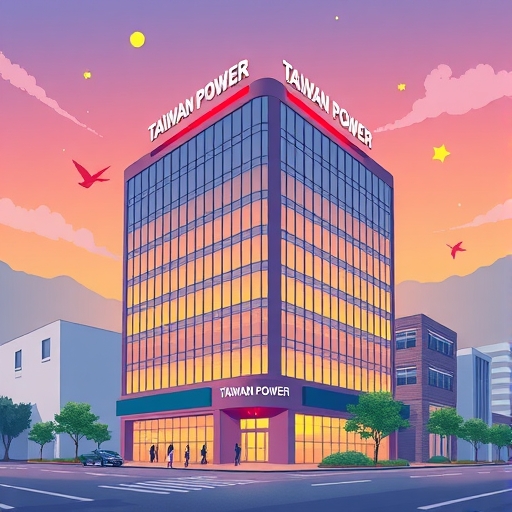 台灣電力公司的建築物插圖