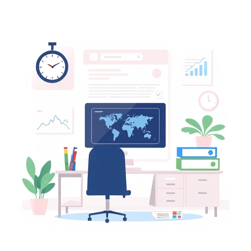 數位工作空間的插圖