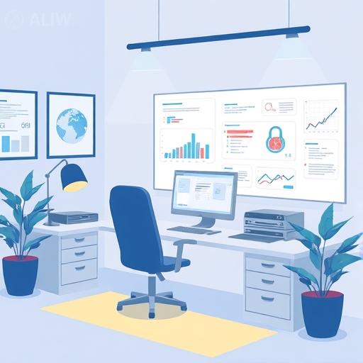 數位工作空間的插圖