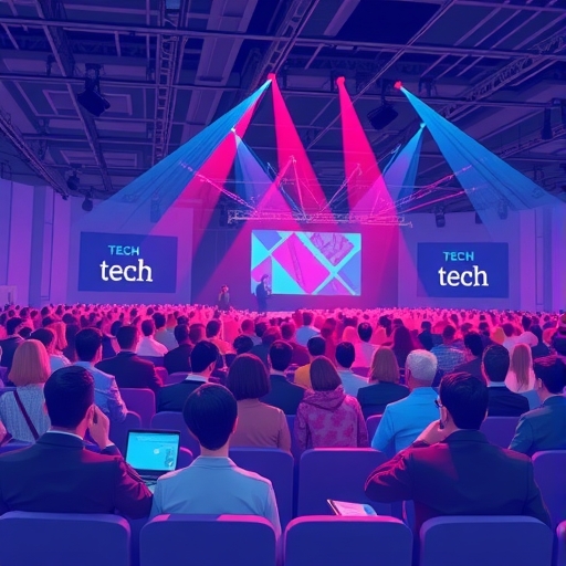科技會議的插圖
