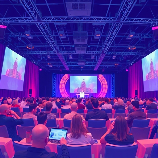 科技會議的插圖
