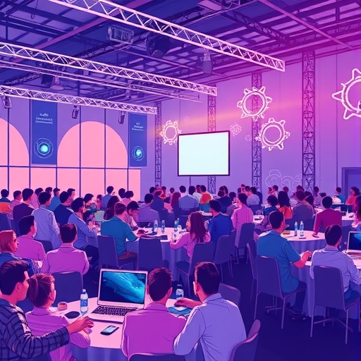 科技會議的插圖