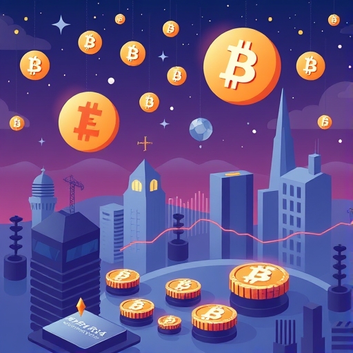 加密貨幣市場的插圖