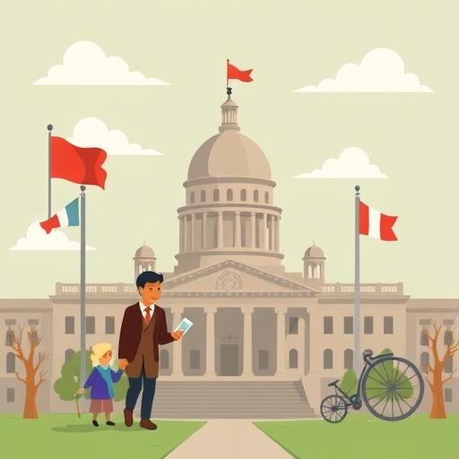 政府福利政策的插圖