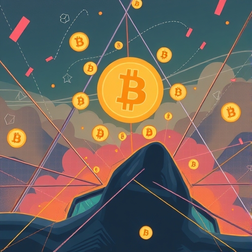 插圖顯示加密貨幣市場的恐懼與貪婪指數