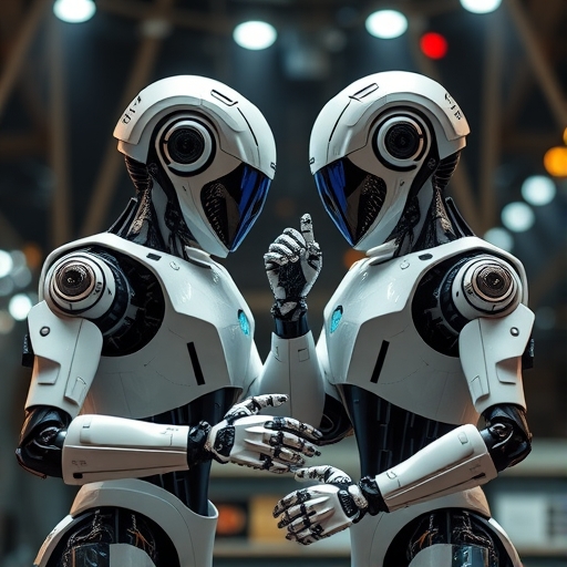 智慧機器人正在協作