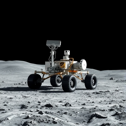 月球表面上的揮發物探測漫遊車