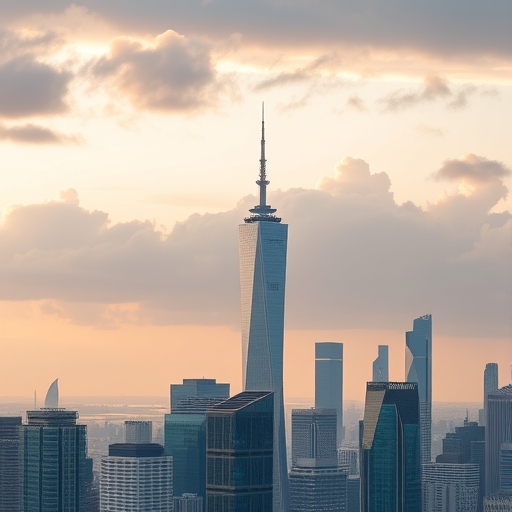 豪華公寓天際線