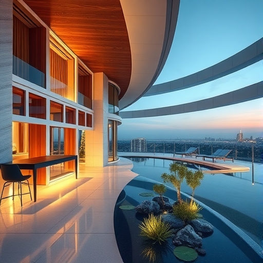 台北君悅酒店的現代化外觀