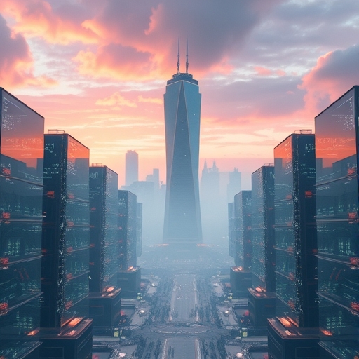 未來城市中龐大的AI資料中心