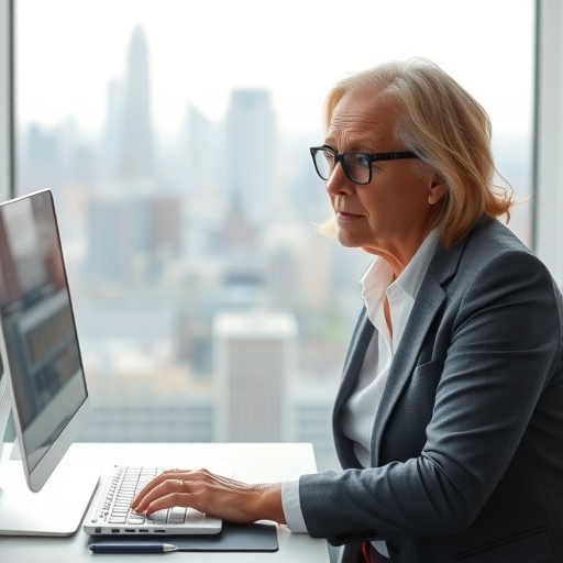 一位男子感到職場壓力