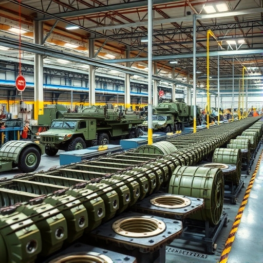 軍事零件生產設施