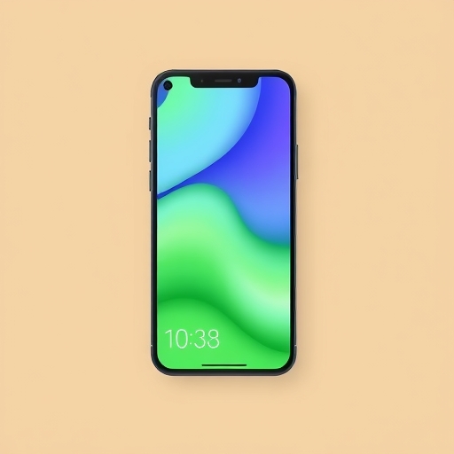 一款設計流線型的現代智能手機