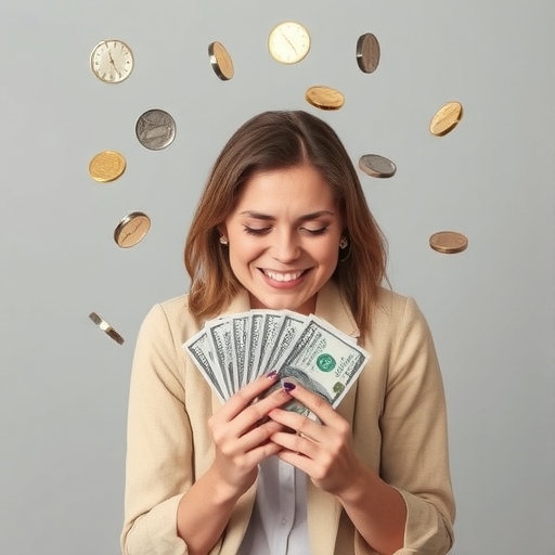 一位男子正在街頭交易股票