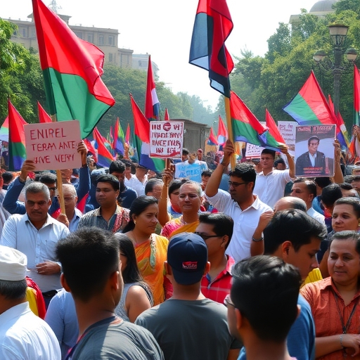 尼泊爾抗議示威活動