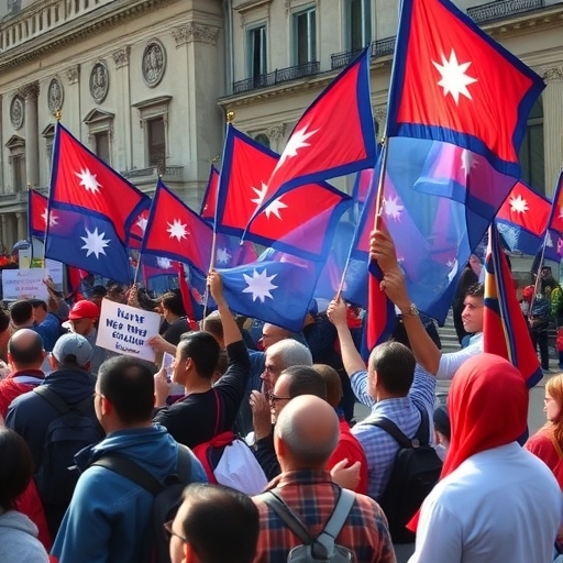 尼泊爾抗議示威活動