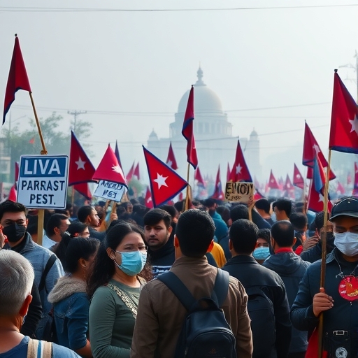 尼泊爾抗議示威活動