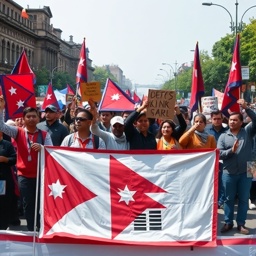 尼泊爾抗議示威活動