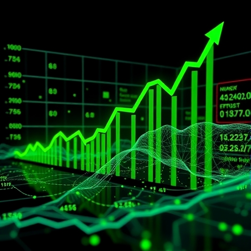 輝達股票市場成長視覺化圖表 3