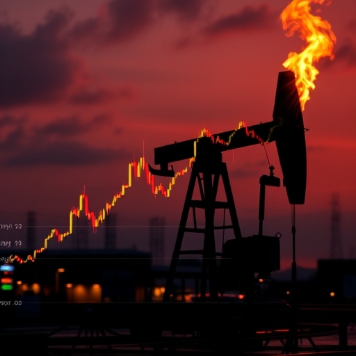 國際油價上升市場圖像