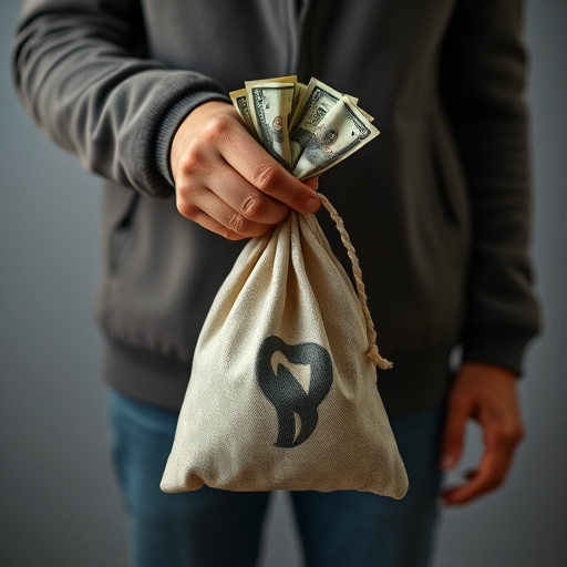 一位男子正在街頭交易股票