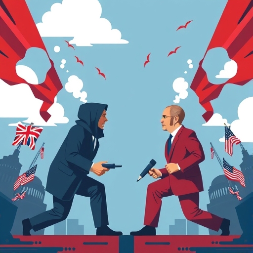 政治權力動態的圖像