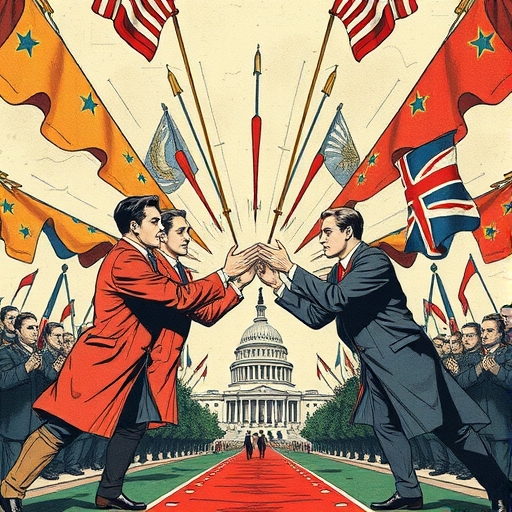 政治權力動態的圖像