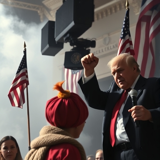 政治權力動態的圖像