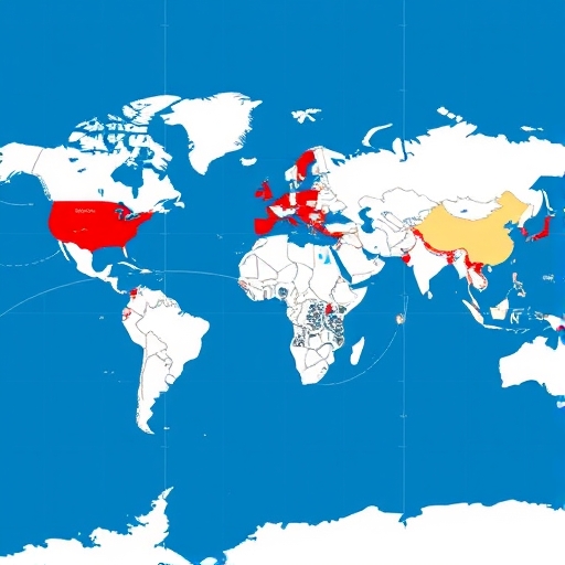 全球貿易施壓策略的圖像