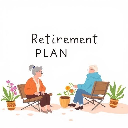 退休規劃概念圖