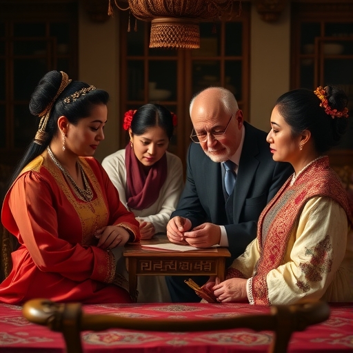 一位男子正在街頭交易股票
