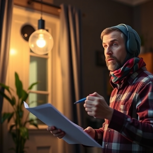 一位女子收到高額電費帳單，表情震驚