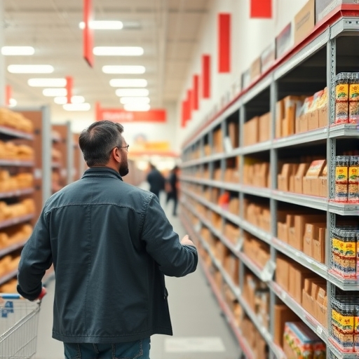 一位男子正在街頭交易股票