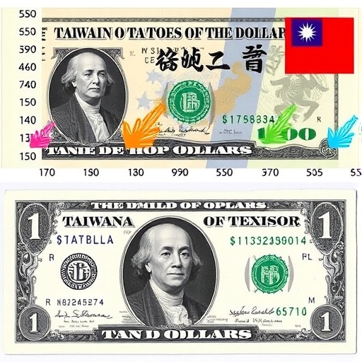 新台幣與美元交叉匯率圖表