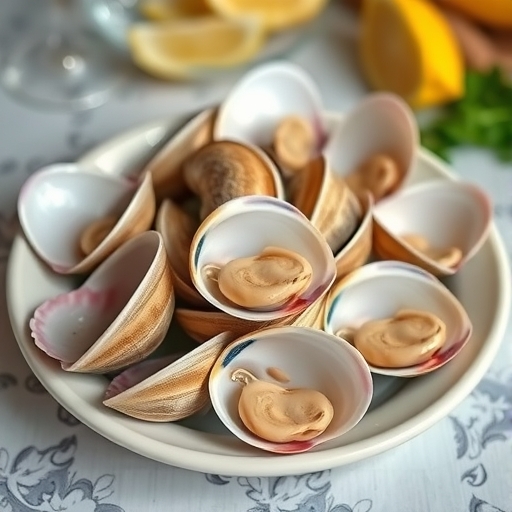 桌上有美味的文蛤