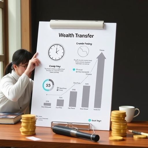 一位男子正在街頭交易股票