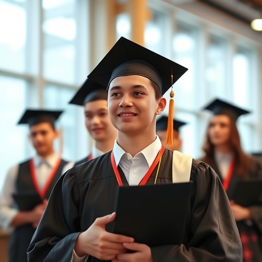 一群年輕畢業生正在尋找工作機會