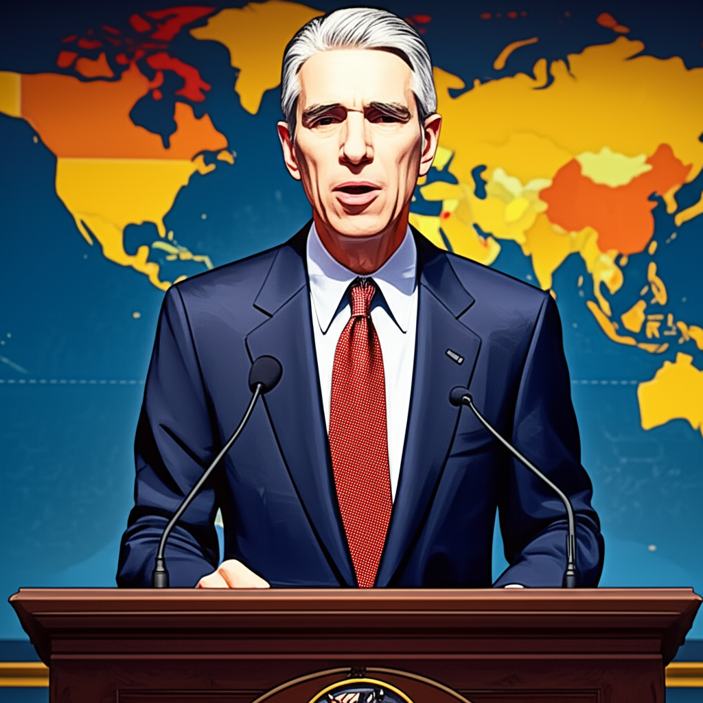 傑米·戴蒙嚴肅演講經濟警示，背景為全球地圖