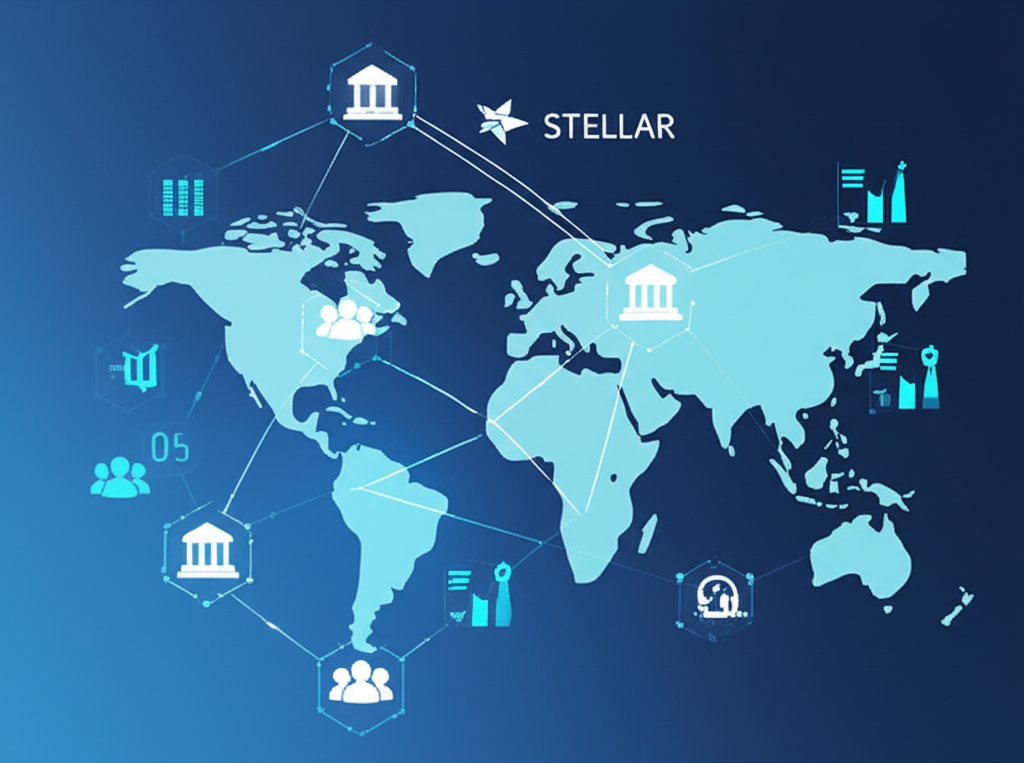 Stellar 支付網路連接全球企業與機構的圖示