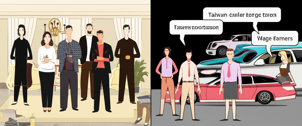 台灣高資產群與受薪階級財富感知差距插圖