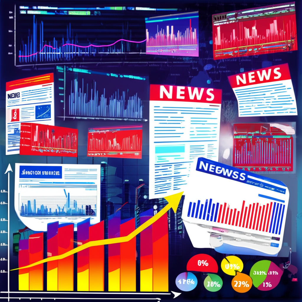多元金融市場圖表與新聞分析師報告插圖