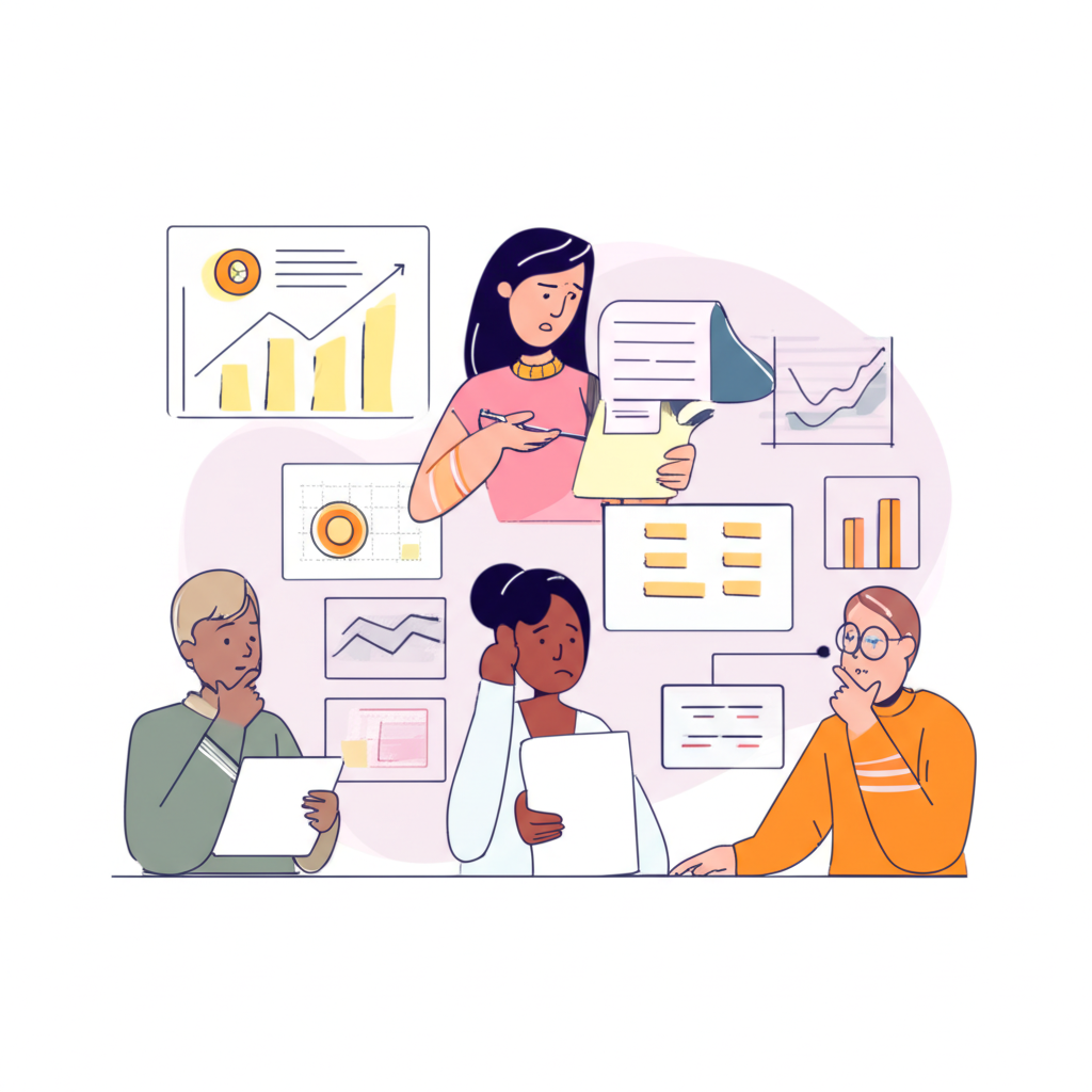 投資者分析加密貨幣風險的圖表