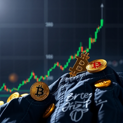 比特幣價格上升趨勢圖