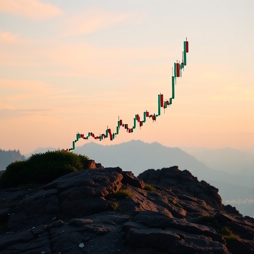 比特幣價格上升趨勢圖