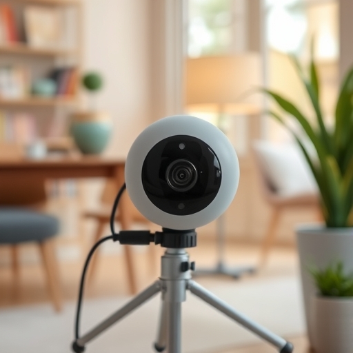 家中 Eufy 安全攝影機正在運作