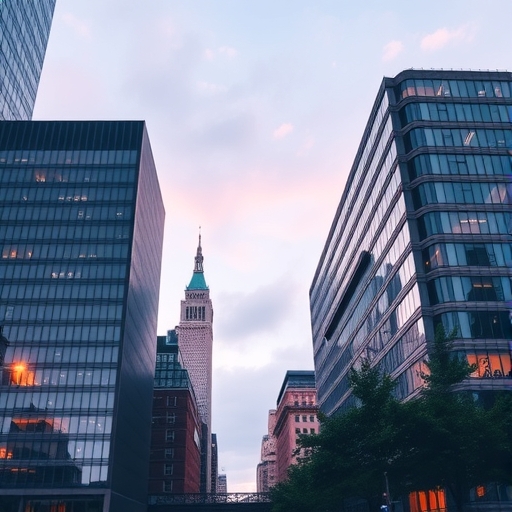 摩根士丹利辦公室的天際線