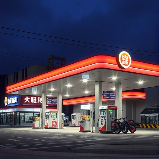 一個台灣的加油站