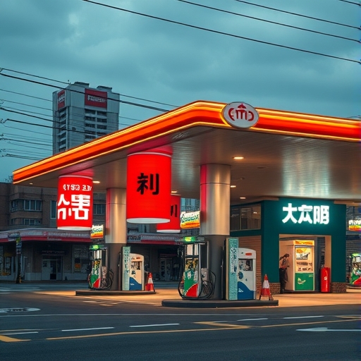 一個台灣的加油站